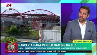 BENFICA VENDE O NOME DO ESTÁDIO