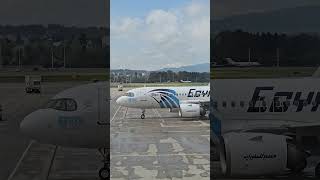 EgyptAir in Zurich Airport #short #shorts #youtubeshorts