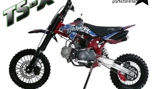 THUMPSTAR TSX 125cc LE MINI MOTO PIT BIKE GENUINE FMX MOTO WALK AROUND