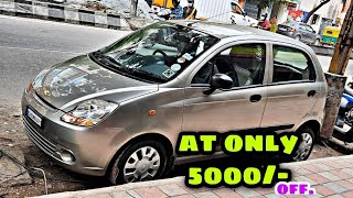 Chevy Spark 🌟 at only 5000 rupees off Done with rubbing and polish