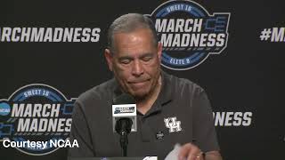 Houston Cougars Kelvin Sampson, J'Wan Roberts following Sweet 16 loss to Duke