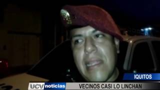 POLICÍA CAPTURA A 'ROBAMOTOS' TRAS TENAZ PERSECUCIÓN Y LUEGO QUE CASI LO LINCHAN