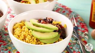 Vegan breakfast burrito bowls