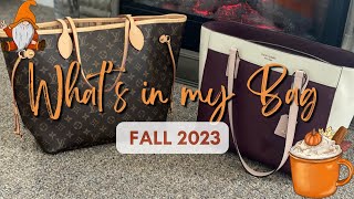 What's In My Bag Fall 2023 | Inside My Everyday Bag