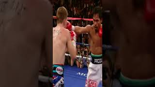 Manny Pacquiao Knocked Out Ricky Hatton Slow Motion Video Diffrent Angle. #shorts