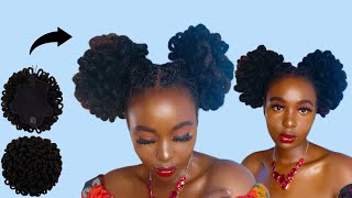 DREADLOCK PETAL BUN EXTENSION#instantlocs|Learn how to make locs bun extension#dreadlocks