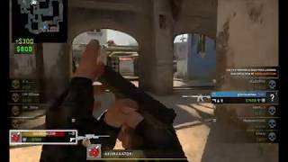 CS GO : Clutch 1 in 4 at the last second