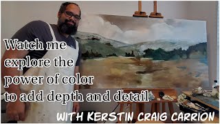 Watch me explore the power of color to add depth and details