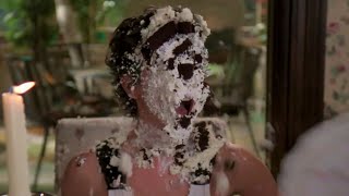 Alyssa Milano Cake in the face