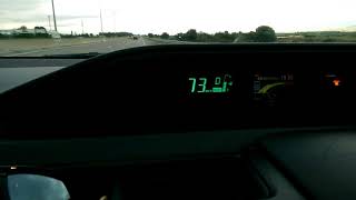 Prius C acceleration 0 - 100 km/h