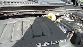 2014-2021 Dodge Grand Caravan-Chrysler Town & Country known engine bay area wear items.