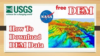 How to download DEM file from USGS II Free Digital Elevation Model