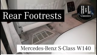 Rear Footrests on a Mercedes-Benz S-Class W140