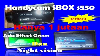 Unboxing dan setting menu Handycam SBOX S530