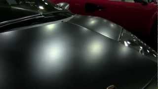 Matte black Lamborghini Murcielago LP640 walkaround