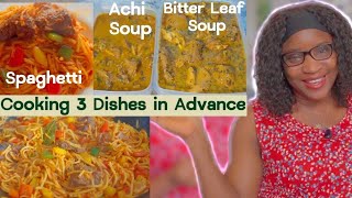 A Nigerian housewife Homemaker👨‍👩‍👧‍👦 | Cooking 3 Dishes In Advance