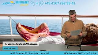 AIDA Sommer Kreuzfahrten 2025 sind buchbar!