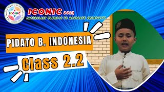 ICONIC 2023 | LOMBA PIDATO B. INDONESIA KELAS 2.2