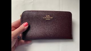 Coach Medium Zip Around Wallet Review 2020