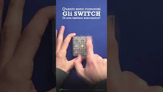 Quanto sono rumorosi gli SWITCH di una tastiera meccanica? | Gateron Switch SOUND TEST