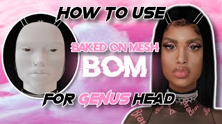 How To Use BOM (Baked On Mesh) For Genus Head | Secondlife Gameplay 💕✨😱