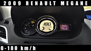 2009 Renault Megane 0 -180 km/h