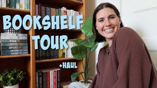 Organizing my bookshelf + book haul + bookshelf tour