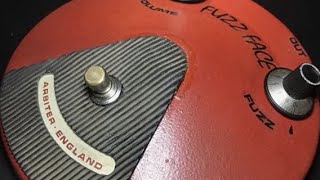 Original vintage 1966 Arbiter fuzz face vs Ivor 66 fuzz face