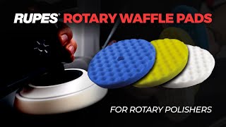 The Advantages of using RUPES Rotary Waffle Pads