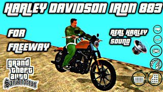 HARLEY DAVIDSON IRON 883 FOR FREEWAY | GTA SAN ANDREAS MOBILE