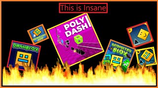 I played GEOMETRY DASH RIPOFFS in ROBLOX