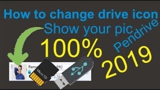 How to Change Drive icon of Pendrive | Storage Device  2019