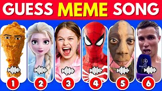 GUESS MEME & WHO'S SINGING 🎤🎵 🔥 | Lay Lay, King Ferran, Salish Matter, MrBeast, Skibidi Toilet, Elsa