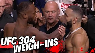 UFC 304 CEREMONIAL WEIGH-INS: Leon Edwards vs Belal Muhammad