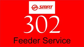 SMRT Buses Feeder Service 302 Hyperlapse / SMB8037C