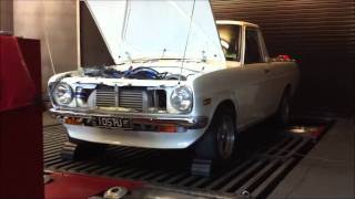 Chris Adams CA18DET Datsun 1200 Ute Dyno at APC