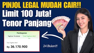 Pinjol LEGAL Mudah Cair!! Limit Besar 100 Juta Tenor Panjang 24 Bulan