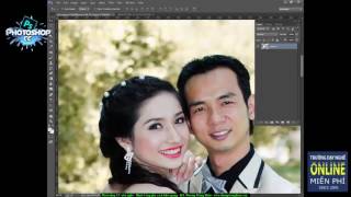 PHOTOSHOP CC  KỸ THUẬT TRÌNH BÀY HÌNH CƯỚI CỔNG NẰM NGANG