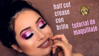 TUTORIAL DE MEDIA LUNA CON BRILLO PARA EL DIA DE  SAN VALENTIN | TANIAXO