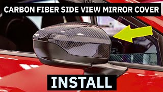 2022+ Subaru WRX Carbon Fiber Side View Mirror Covers [JXR Performance]