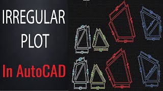 Irregular Plot in AutoCAD 2021 How to Draw Irregular Plot in AutoCAD