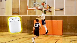 CRAZY 1v2 vs Giant Brothers! Winner Gets AirPods!