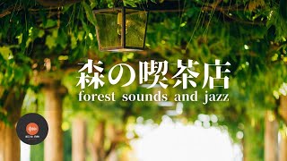 Ambient sounds + JAZZ Gentle forest coffee shop Relaxing work/study CAFE MUSIC - BGM for work