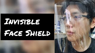 DIY 3D print Invisible face shield for People who wear glasses