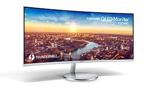 Latest Samsung Monitor CJ79 Thunderbolt 3 Curved Monitor