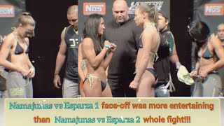 UFC - TUF 20 Finale: Rose Namajunas vs Carla Esparza face-off!