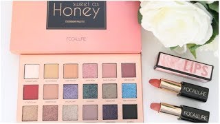 FOCALLURE Makeup:  Swatches, First Impressions and 2 Mini Tutorials