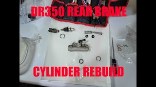 Suzuki DR350 Rear Brake Master Cylinder Rebuild