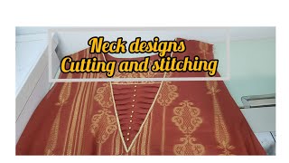 kameez neck design cutting and stitching#neckdesigns