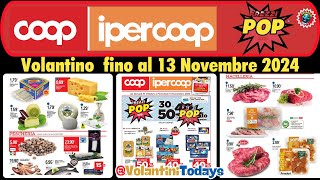 Volantino Coop fino al 13 novembre 🛒🏷️ SCONTI FINO AL 50% 🟩⬜️🟥 #anteprima